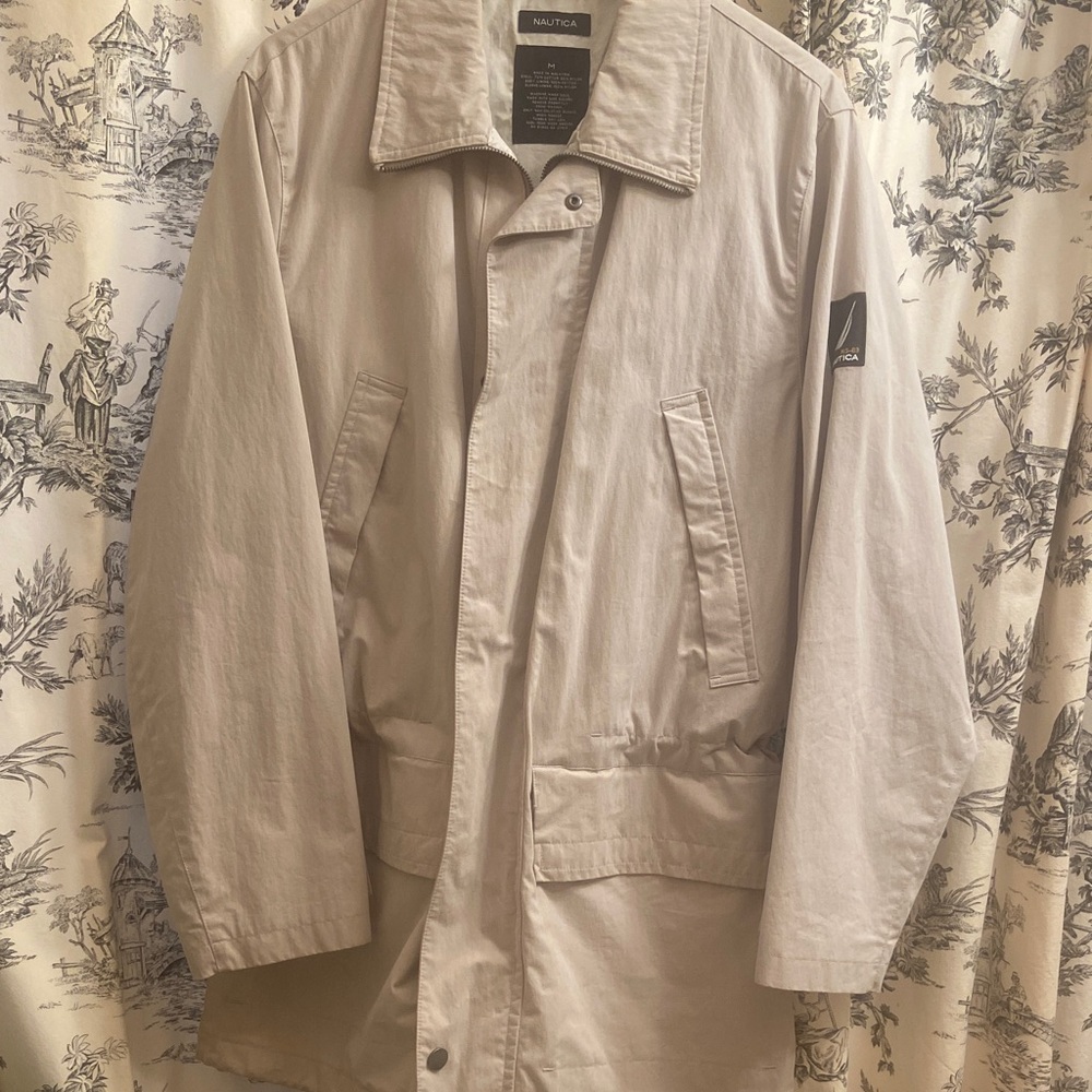Nautica Men's Light Tan Raincoat